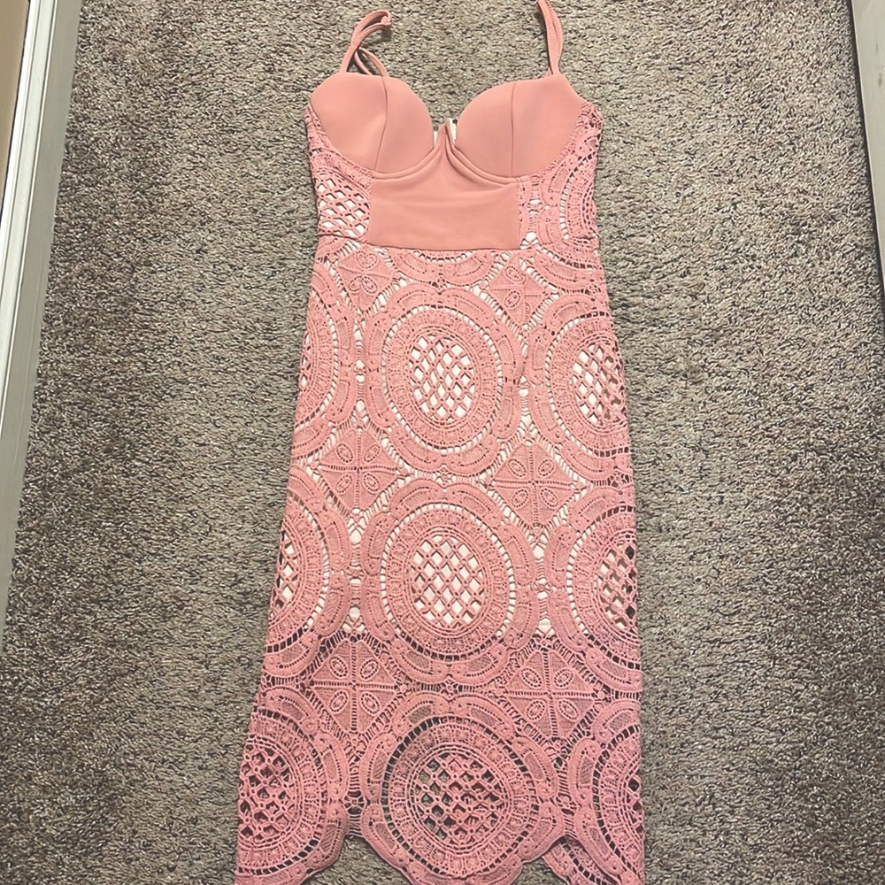 Pink Midi Dress💕